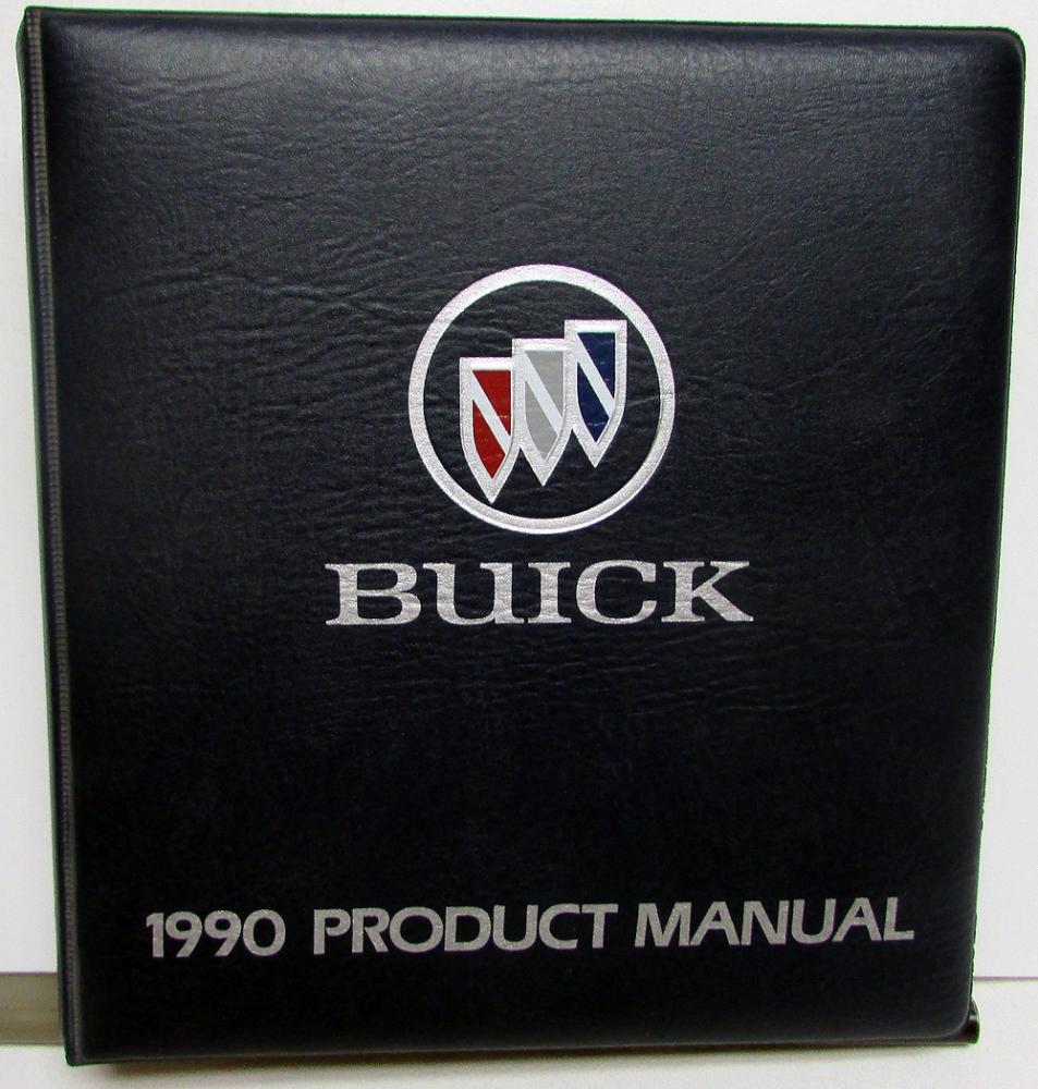 1990 Buick Dealers Album Paint Chips Upholstery Skylark Riviera Regal