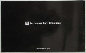 2005 General Motors Passenger Car and Light Truck Towing Instructions Manual