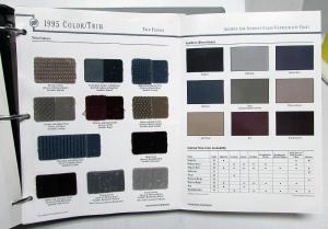 1995 Buick Dealers Album Paint Chips Upholstery Roadmaster Park Avenue Riviera