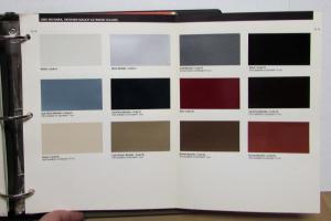 1985 Buick Dealers Album Paint Chips Upholstery Riviera Skylark Somerset Regal