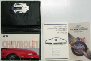 1992 Chevrolet Beretta Owners Manual with Extras