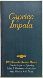 1979 Chevrolet Caprice Impala Owners Manual