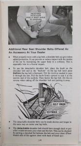 1979 Chevrolet Caprice Impala Owners Manual