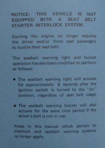 1975 Ford Elite Owners Operators Manual