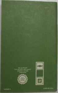 1980 Chevrolet Blazer and Suburban Owners and Drivers Manual