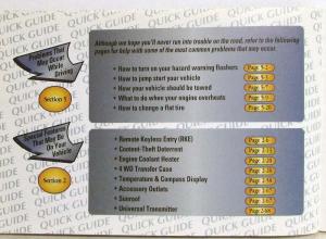 1999 Chevrolet Blazer Owners Manual