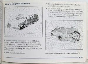 1999 Chevrolet Blazer Owners Manual