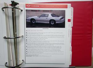 1991 Chevrolet Dealers Paint Chips Upholstery Album Camaro Corvette Caprice