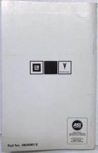 1985 Pontiac Sunbird Owners Manual