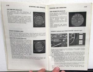 1980 Pontiac Phoenix Owners Manual