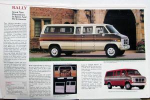 1990 GMC Truck Rally Van Wagon Sales Brochure Original