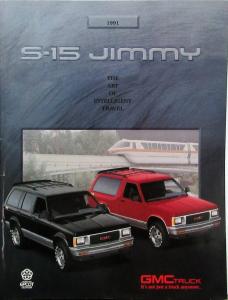 1991 GMC S-15 Jimmy Truck SL SLS SLE 2- 4-WD Sales Brochure Original