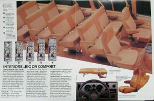 1991 GMC Rally Van Truck STD STX Sales Brochure Original