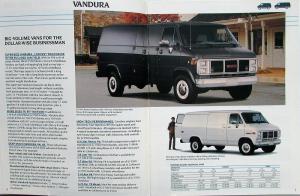 1991 GMC Truck Commercial Vehicles Pickup Trucks Vans Sales Brochure Original