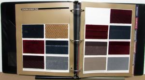 1989 Oldsmobile Dealers Album Paint Chips Upholstery Toronado Ninety Eight