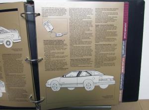 1989 Oldsmobile Dealers Album Paint Chips Upholstery Toronado Ninety Eight