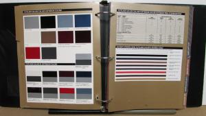 1989 Oldsmobile Dealers Album Paint Chips Upholstery Toronado Ninety Eight