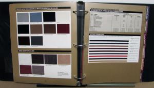 1989 Oldsmobile Dealers Album Paint Chips Upholstery Toronado Ninety Eight