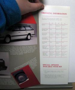 1989 Oldsmobile Dealers Album Paint Chips Upholstery Toronado Ninety Eight