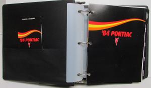 1984 Pontiac Dealers Album Paint Chips Upholstery Trans Am Firebird Fiero NOS