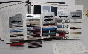 1984 Pontiac Dealers Album Paint Chips Upholstery Trans Am Firebird Fiero NOS