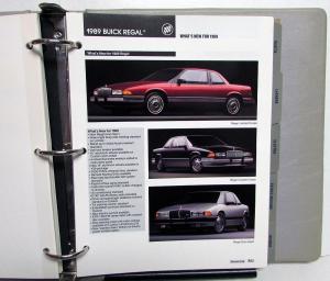 1989 Buick Dealers Album Paint Chips Upholstery LeSabre Regal Century