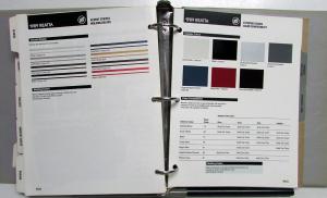 1989 Buick Dealers Album Paint Chips Upholstery LeSabre Regal Century