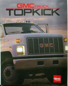 1992 GMC Topkick Medium Duty Truck Sales Brochure Original