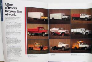 1992 GMC Topkick Medium Duty Truck Sales Brochure Original