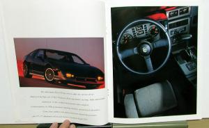 1986 Pontiac Fiero GT & 6000 S/E Dealer Sales Brochure Large Original
