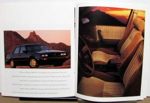 1986 Pontiac Fiero GT & 6000 S/E Dealer Sales Brochure Large Original