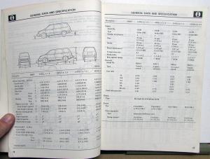 1985 Dodge Plymouth Colt Vista Service Shop Repair Manual Sub-Compact Wagon