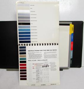 1991 Pontiac Dealers Album Paint Chips Upholstery Trans Am FireBird Formula GTA