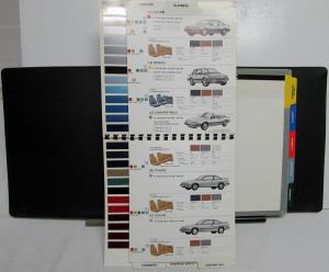 1991 Pontiac Dealers Album Paint Chips Upholstery Trans Am FireBird Formula GTA