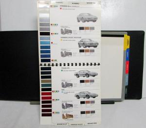 1991 Pontiac Dealers Album Paint Chips Upholstery Trans Am FireBird Formula GTA