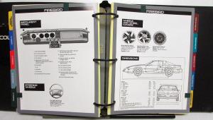 1991 Pontiac Dealers Album Paint Chips Upholstery Trans Am FireBird Formula GTA
