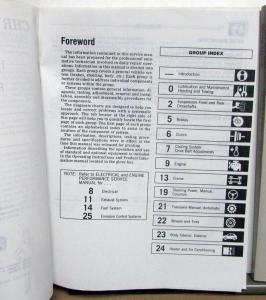 1986 Dodge Caravan & Plymouth Voyager Front Wheel Drive Van Service Shop Manual