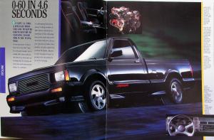 1992 GMC Sonoma Pickup Truck Syclone 2- 4-WD Sales Brochure Original