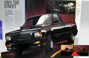 1992 GMC Sonoma Pickup Truck Syclone 2- 4-WD Sales Brochure Original