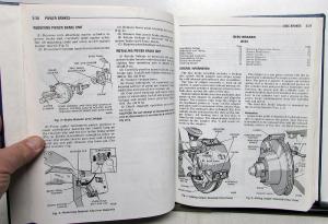 1986 Chrysler Dodge Plymouth Service Shop Manual RWD Diplomat Gran Fury Fifth Av