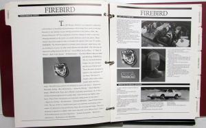 1987 Pontiac Dealers Album Product Book Fiero Trans Am Firebird Grand Am Prix