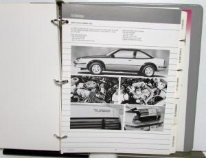 1988 Pontiac Fleet Product Book Upholstery Trans Am Firebird Formula GTA