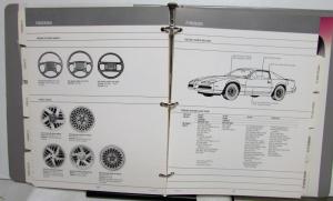 1988 Pontiac Fleet Product Book Upholstery Trans Am Firebird Formula GTA