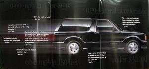 1993 GMC Typhoon Truck Sales Brochure Folder Original