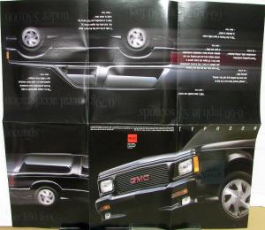 1993 GMC Typhoon Truck Sales Brochure Folder Original