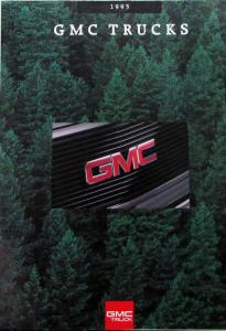 1993 GMC Van Sport Utility Pickup Typhoon Trucks Sales Brochure Folder