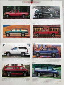 1993 GMC Van Sport Utility Pickup Typhoon Trucks Sales Brochure Folder