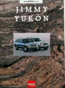 1993 GMC Jimmy Typhoon Yukon Truck Sales Brochure Original
