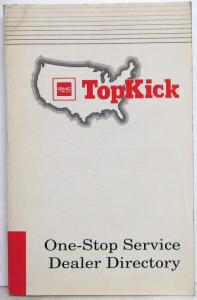 1994 GMC TopKick Chevrolet Kodiak Truck One-Stop Service Dealer Directory