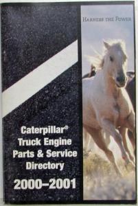 2000-2001 Caterpillar Truck Engine Parts and Service Directory